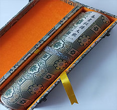 莱山书画装裱案例